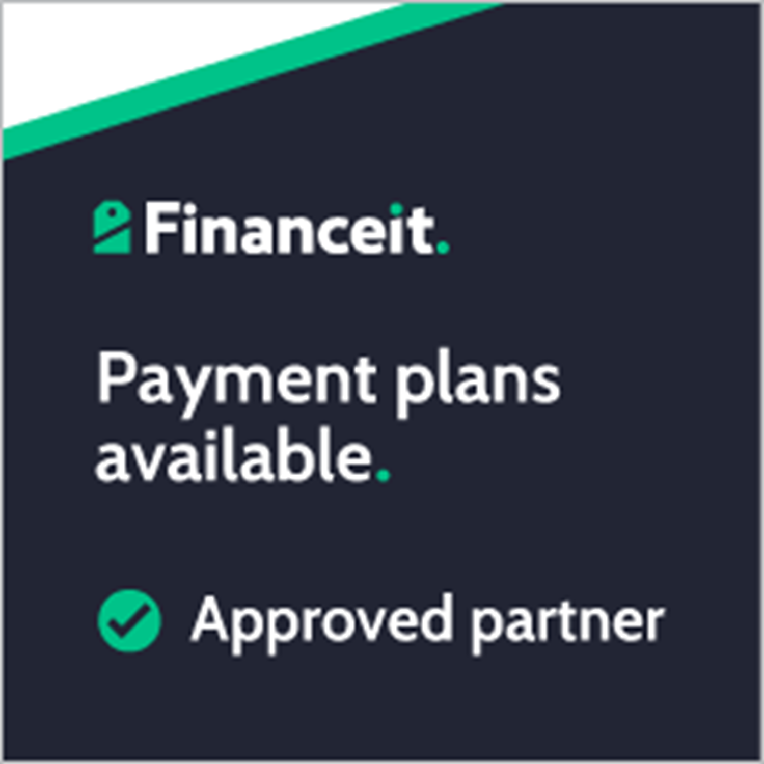 Payment plans available